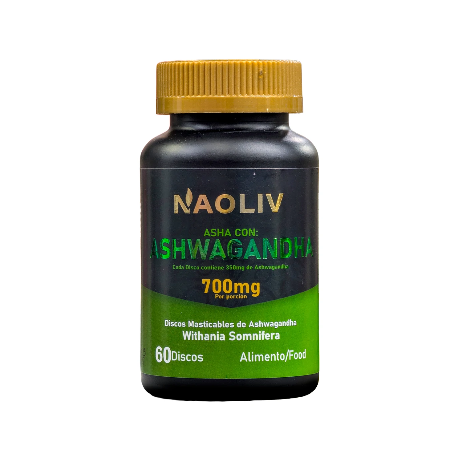 ASHWAGANDHA X 60 DISCOS MASTICABLES