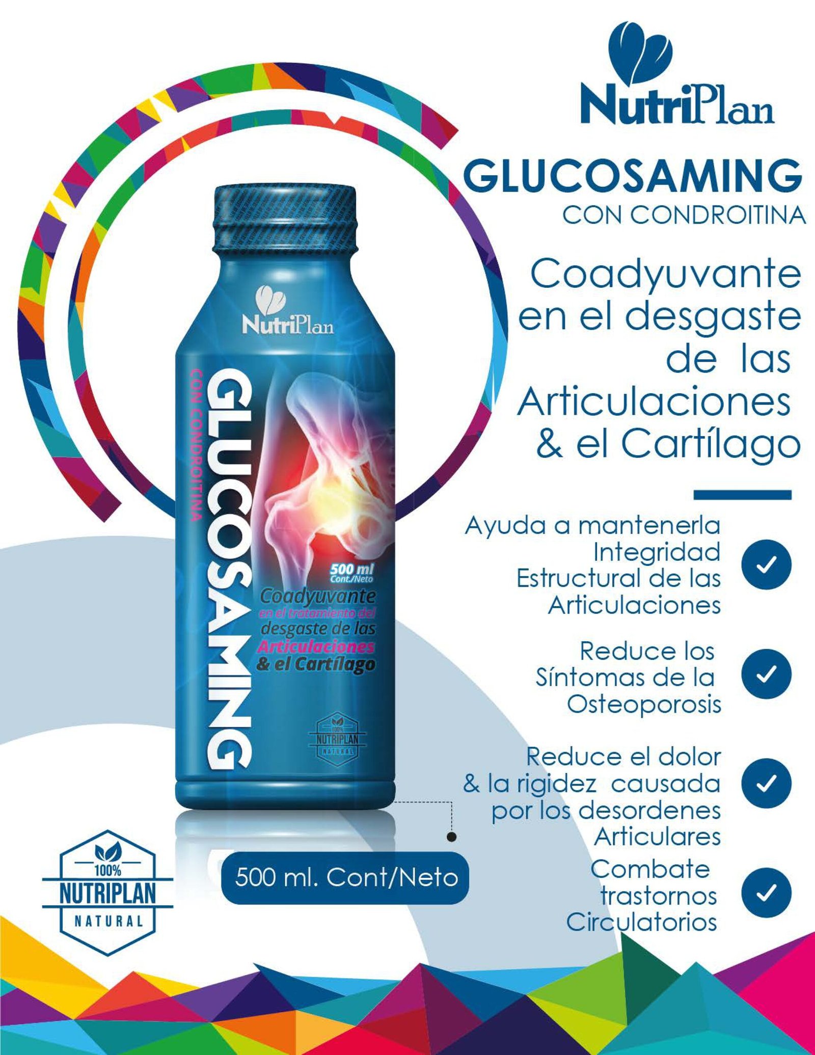 GLUCOSAMING NUTRIPLAN 500 ML