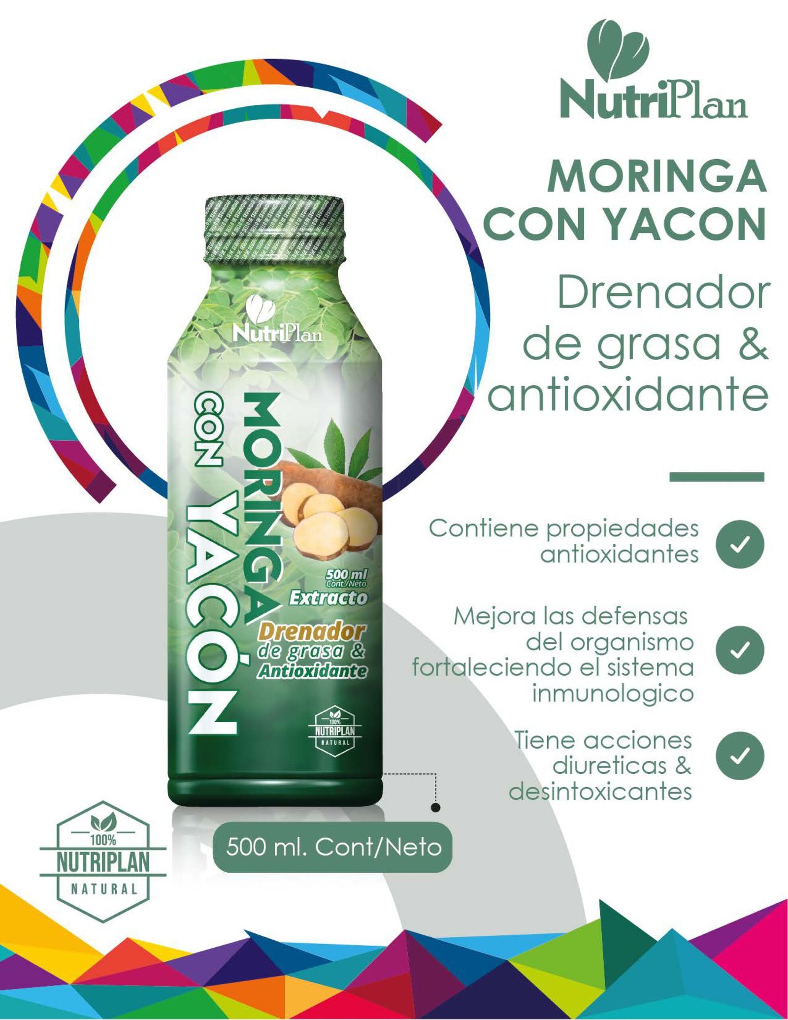 MORINGA Y YACÓN NUTRIPLAN