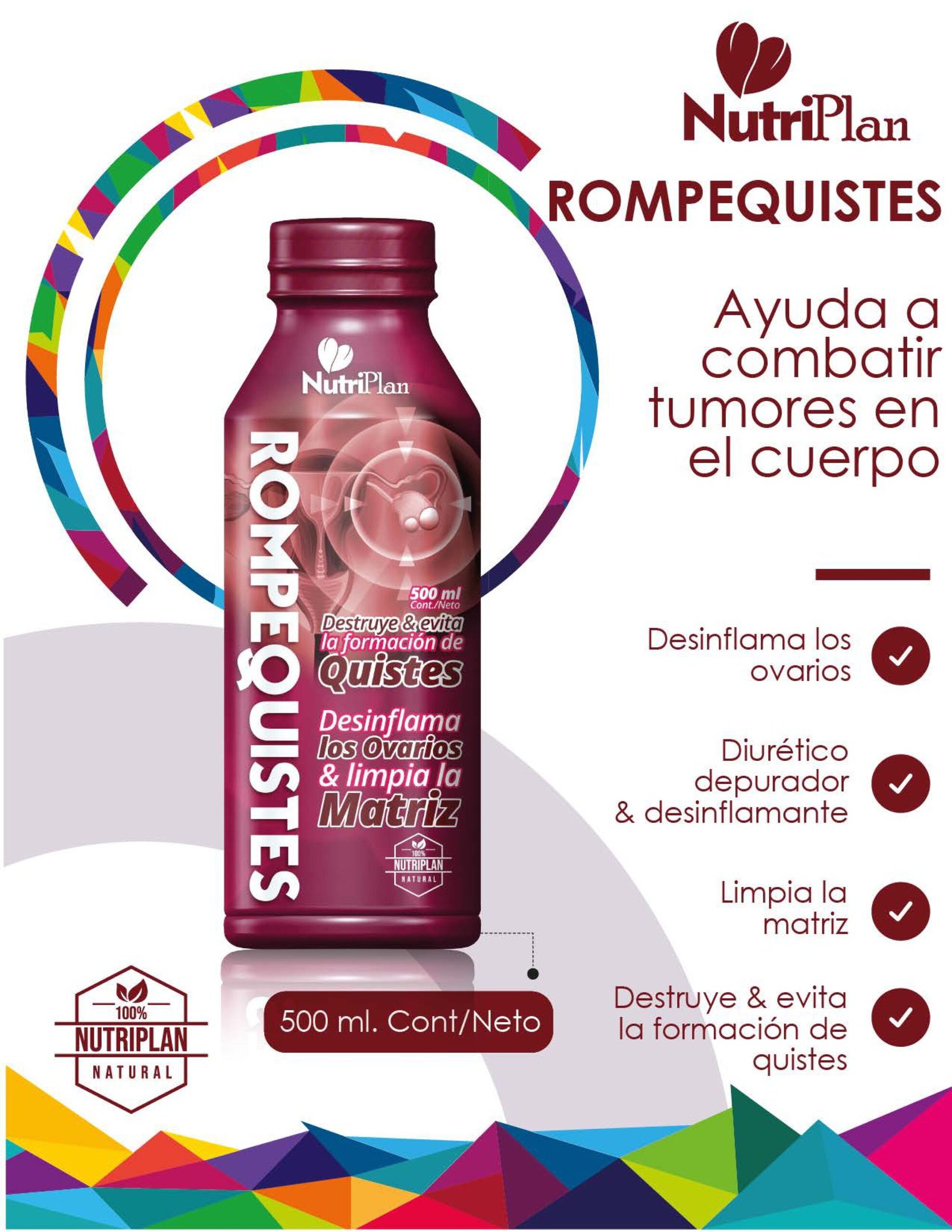 Rompe Quistes Nutri Plan 500ML