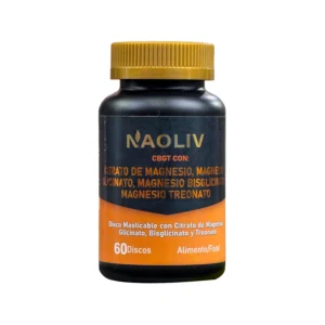 CITRATO DE MAGNESIO, GLYCINATO DE MAGNESIO, MAGNESIO TREONATO X60 DISCOS MASTICABLES