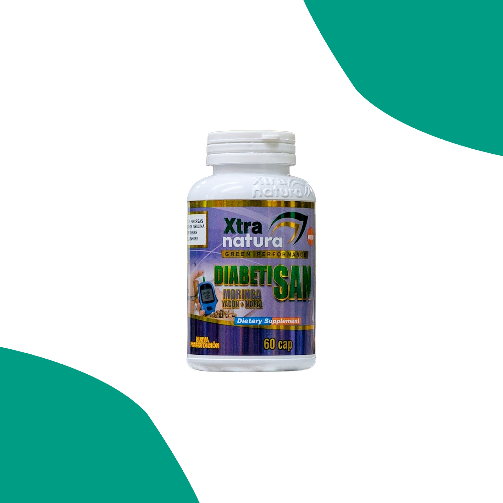 DIABETIZAN MORINGA+YACON-NOPAL X 60 CAPSULAS