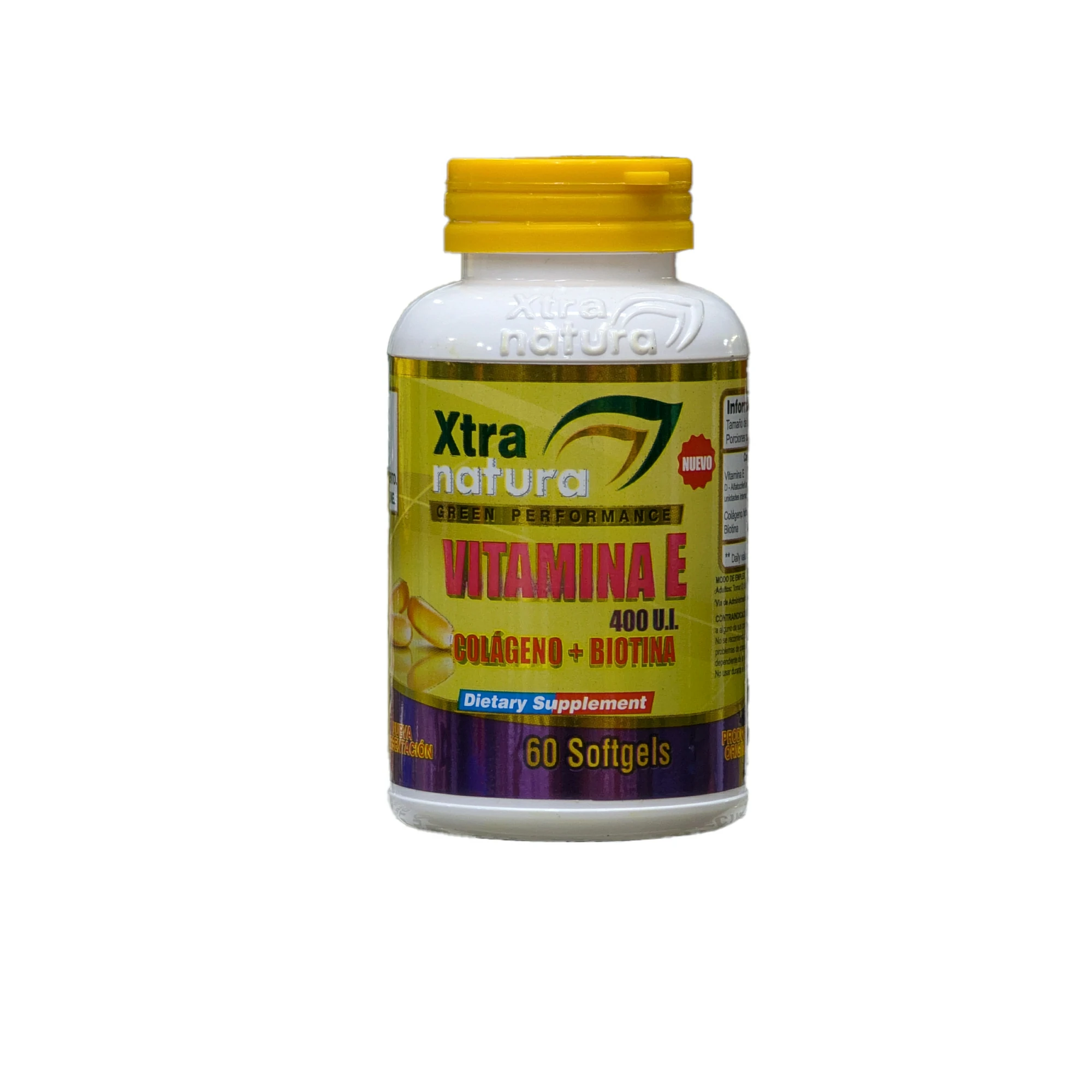 VITAMINA E 400 IU COLAGENO + BIOTINA X 60 NP XTRA NATURA